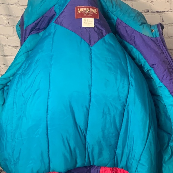 Vintage American Eagle Puffy Jacket - Picture 14 of 15